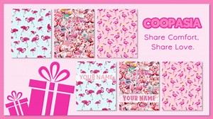 Flamingo Blanket Gifts - 40"x50" Cute Throw Blanket for Adults, Kids - Soft Plush Blankets for Couch, Sofa