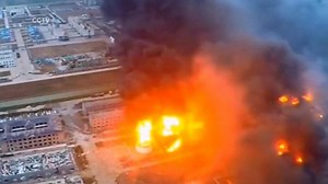 64 people have been killed in China by an explosion at a chemical plant