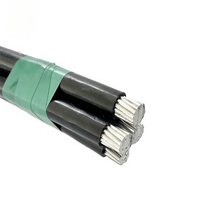 [Hot Item] 4X50mm2 Low Voltage Overhead Aluminum Cable/XLPE ABC Cable Aerial Bundle Cable SIP Duplex/Quadruplex/SIP Triplex Cable Electricity Transmission