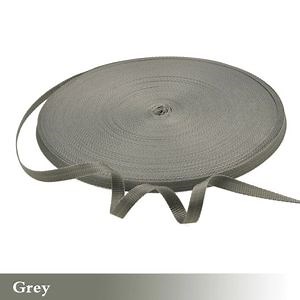 [Hot Item] Grey Color Polypropylene Canvas Ribbon Belt Bag Webbing PP Webbing