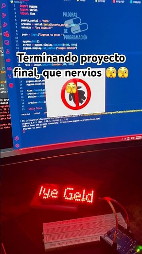 Python + Arduino. #programming #python #arduino