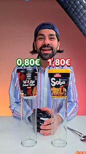 Nissin Cup Noodles Soba vs. Aldi Asia Green Garden Wok Style Instant Nudeln | VergleichKing