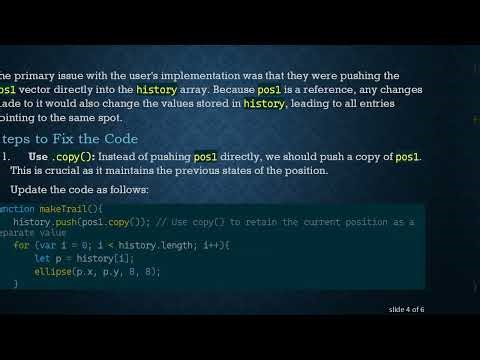 How to Create a Trail with p5.js: Solving the Ellipse Rotation Problem