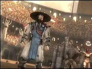 Mortal Kombat 9 Ladder mode Raiden vs Shao Kahn Final boss