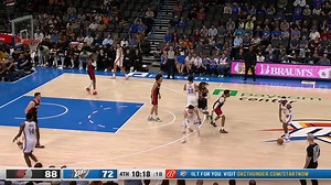 Ben McLemore grabs the steal and sprints in for the dunk