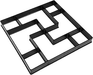Vaguelly DIY Pavement Mold Plastic Path Maker Reusable and Sturdy Pavement Mould