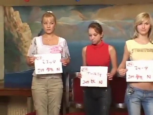 Shaved Russian Blonde Strips And Gives A Fuck Audition