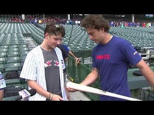 Young cancer survivor meets favorite Cub, Albert Almora Jr.