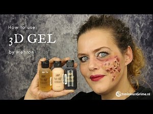 How to use Mehron 3D Gel