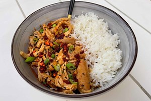 Ninja Foodi Firecracker Chicken Thighs (Slow Cooker or Pressure Cooker)