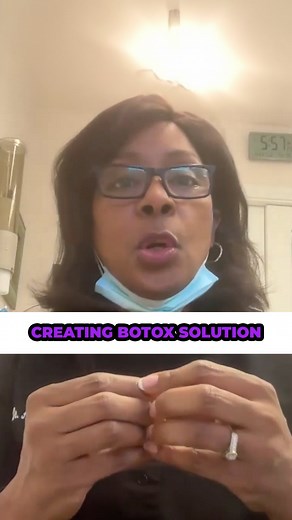 Doctor asked "How do you mix the Lidocaine and Botox to get your...