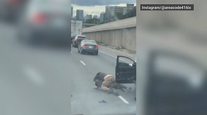 Video shows rush hour road rage incident on Hwy 401