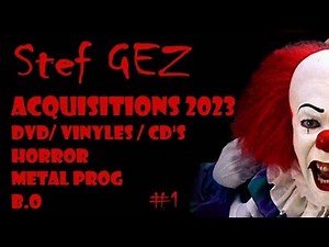#1 Premières acquisitions tout azimuts 2023 DVD / CD / VINYLES + remerciements !!!