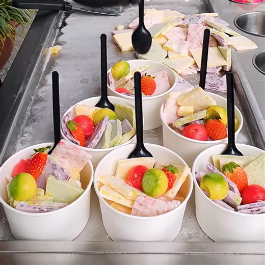 Amazing Colorful Ice Cream Sprits Fanta SODA | Yummy Fruit Ice Cream Compilation #asmr,#icecream,#icecreamrolls,#rolledicecream,#friedicecream | Transform Cake