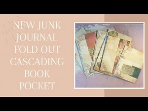 TUTORIAL - NEW Pocket Pad Fold Out for Junk Journals