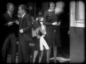 Actress Thelma Hill Finds Carmelita Geraghty's Bloomers (Silent Comedy)