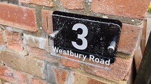 Artisan Laser Engraved House Number Sign: Acrylic & Stainless Steel - Etsy Australia