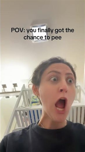after holding it in all day, you finally got the chance to pee