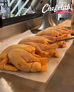 The World’s Crispiest BBQ Chicken Roll-up! Hot water on chicken skin = crispiest chicken ever 🙂 | Chefclub GruB