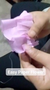 Easy Paper Flower Tutorial Crepe Paper #easy #tutorial #paperflowerart #paper #paperflowers #tutorialvideo #tutorialsvideos #fypシ | It's all about Arts