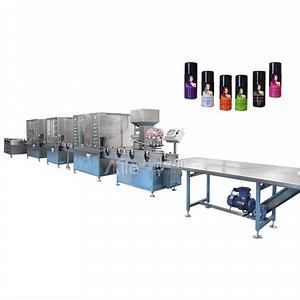 [Hot Item] Aerosol Cylinder Piston Pump Filling Capping Crimping Labeling Line Machinery for Aerosol Spray Paint