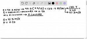 Estimate the average force that a major-league pitcher exerts on the baseball when he throws a fastball. In your solution, list the quantities for which you estimate values and any assumptions you make. Do a web search to help determine the values you use in making your estimates. | Numerade