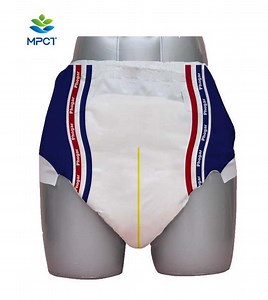 [Hot Item] Disposable and Customized Adult Diapers with Cute Animal or Leave Printed Back Sheet