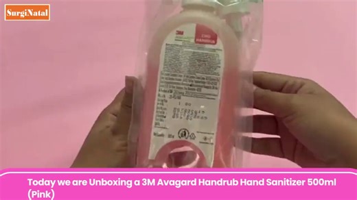 Buy 3M Avagard Handrub Hand Sanitizer 500ml (Pink) - Surginatal