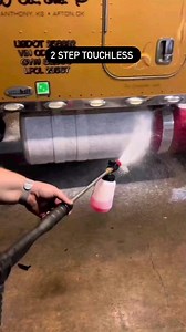 @renegadeproductsusa 2 step touchless is here! The touchless 1 & 2 truck wash soap was engineered & manufactured to be a best in class shampoo system that is powerful and effective for any professional or owner-operator to use. Due to the shier size of a big rig or semi-truck, washing can be a daunting task that we have streamlined with our effortless 1 & 2 step soaping system. Our Low PH truck wash (step 1) has a ph of about 3 or 4 and is used to to shock and emulsify the dirt, grime, bugs & in