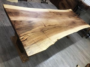 Solid Walnut Conference Table – Handmade Natural Wood Meeting Table for Offices - Etsy