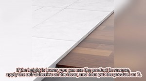 Aluminum Floor Transition Threshold Strip, 1/2/3 Pcs 36''L Aluminum Thresholds for Doorways, Suitable Height is 0.2''-0.5'', Black Metal Transition Strip for Flooring, Ideal for Wheelchair (3 pcs)