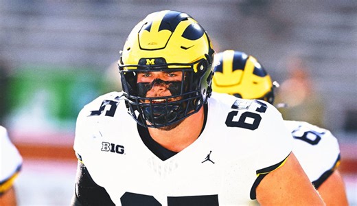 Michigan offensive lineman Zak Zinter declares for 2024 NFL Draft