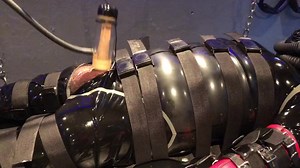 Rubber Cub Gets Milked