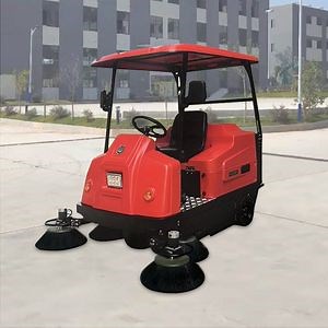 [Hot Item] Industrial Park Parking Lot Electric Cleaner Floor Cleaning Vacuum Sweeper