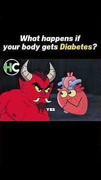 what happens in your body gets diabetes ?? #cartoon #kid