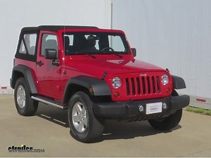 How to Install the Curt Trailer Hitch Receiver on a 2013 Jeep Wrangler