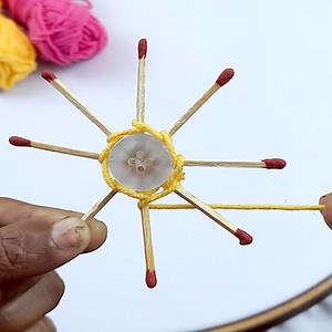 2.7K views · 81 reactions | Amazing Easy Hand Embroidery Latkan Flower design idea | Dian Diy Tech | Facebook