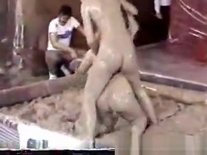 Toni Kessering mud wrestling.