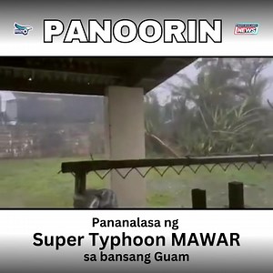 PANOORIN: Paghagupit ng Super Typhoon Mawar, sa Guam. 📷 Irishdale Radam/Arlene Malicdem/Randy Manalo Reyes #radyobicolandianews #NET25News #TyphoonMawar | RBN Digital