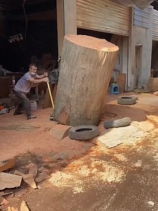 34K views · 177 reactions | Making a wooden sink out of a huge wood log! | Pretty Hairstyles | Facebook