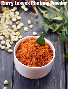 Curry Leaves Powder Recipe (Karuveppilai Podi)