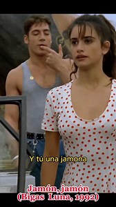 🔥Una de esas escenas icónicas del cine español de los 90... Penélope Cruz y Javier Bardem en JAMÓN, JAMÓN (Bigas Luna, 1992) #cineespañol #jamonjamon #penelopecruz #javierbardem #bigasluna #años90 #jamona | FlixOlé