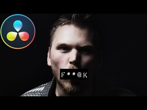 How to Add Censors to Videos - DaVinci Resolve 16 Tutorial