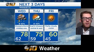 Much like yesterday, we'll have a chance of scattered showers/thunderstorms this afternoon and into the early evening. Find out how long the muggy and unsettled weather will last with Meteorologist Elie Morrison. | My UP Now | Facebook