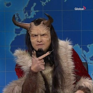 We need to stop making fun of Krampus! 😤 #SNL | Global TV