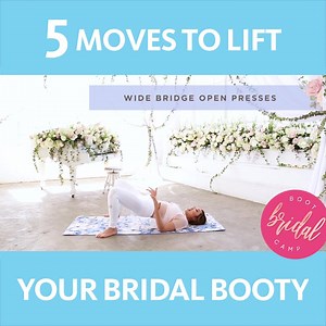 6.6K views · 56 reactions | Blogilates is here with 5 moves that will help lift your booty before your wedding day: https://trib.al/zc0IhOJ | The Knot | Facebook
