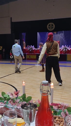 The Drunken Dragons, Tipsy Trolls, Hammered Hobbits, and Guzzling Ogres battled during Quoits while the cheerleaders hyped the audience to support their champions! | Alabama Renaissance Faire