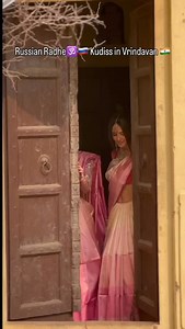 7.5K views · 11K reactions |  Russian Kudis Dressed in Traditional Sarees in Vrindavan! 殺 Radhe Radhe Vibes Only ✨ When Russian Kudis  embraced traditional Indian sarees  in the holy lanes of Vrindavan… it felt like pure devotion meeting beauty 殺杖 #RussianKudi #VrindavanDiaries #IndianSaree #ForeignersInIndia #RadheRadhe | Namaste Bharat Foreigners In India | Facebook