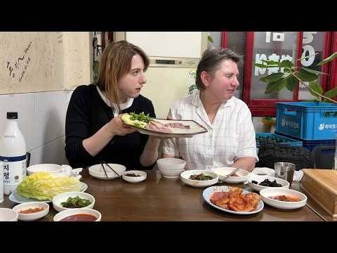 (ENG SUB)eating at a skate sashimi for the first time