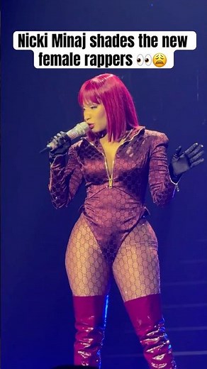 Nicki Minaj shades female rappers 👀